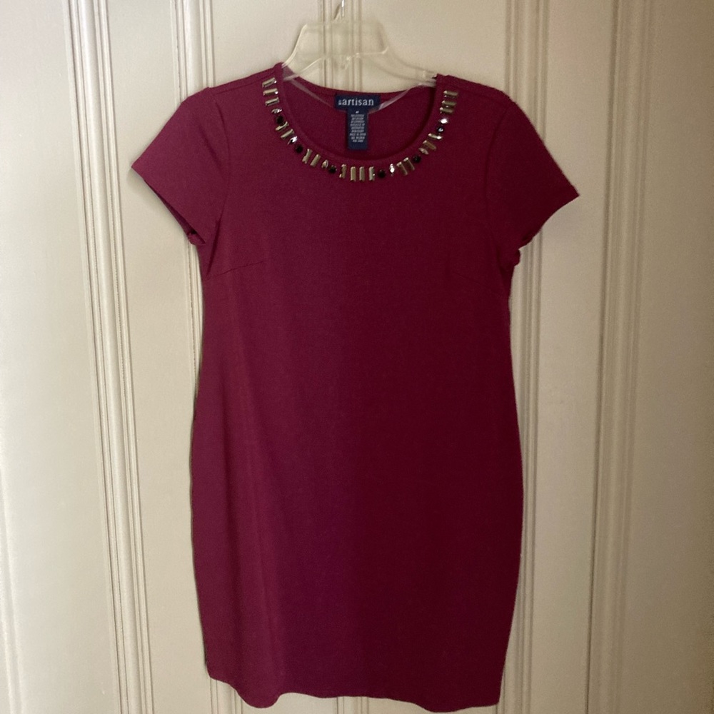 Maroon Maternity Dress